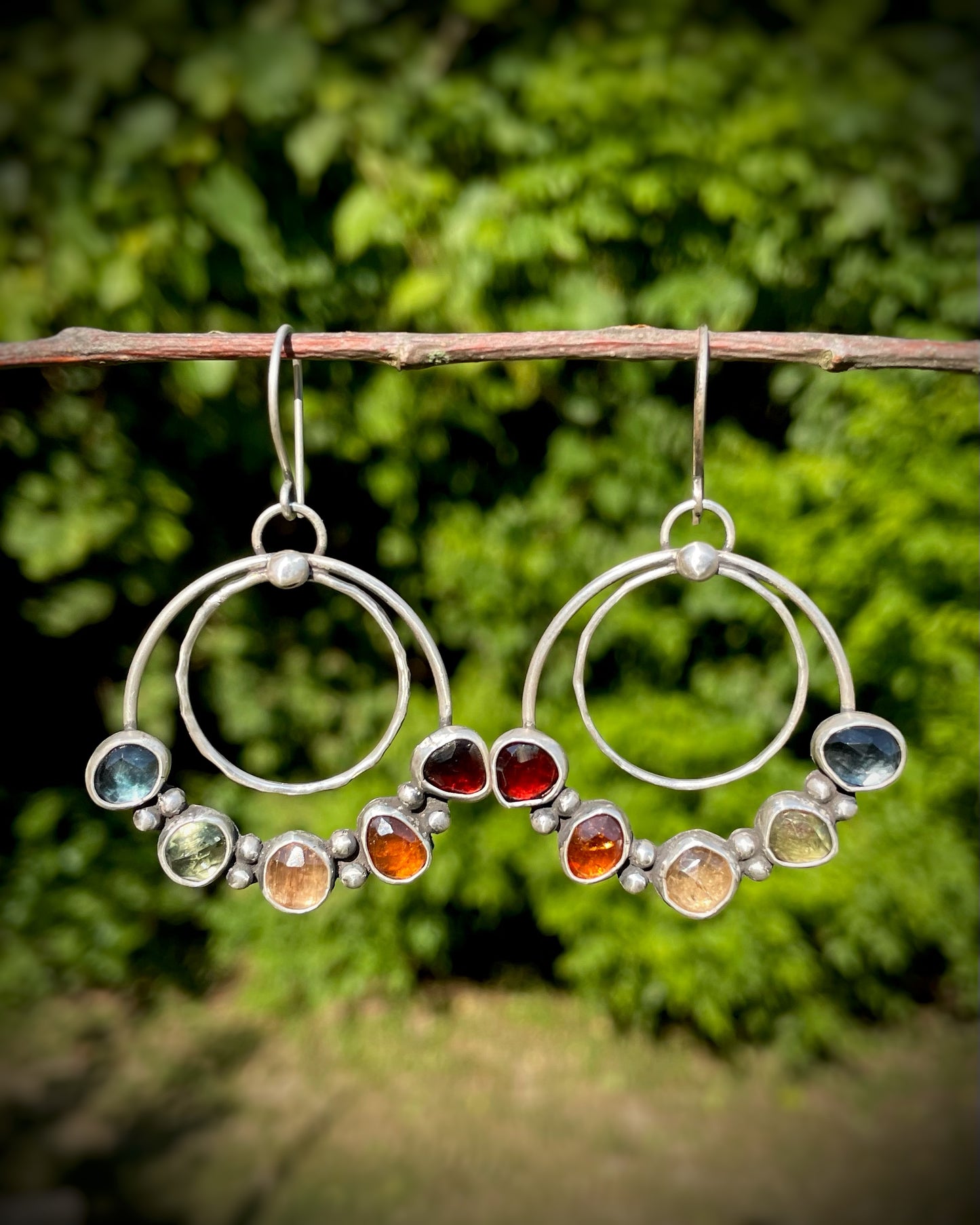 Rainbow Solstice Hoops