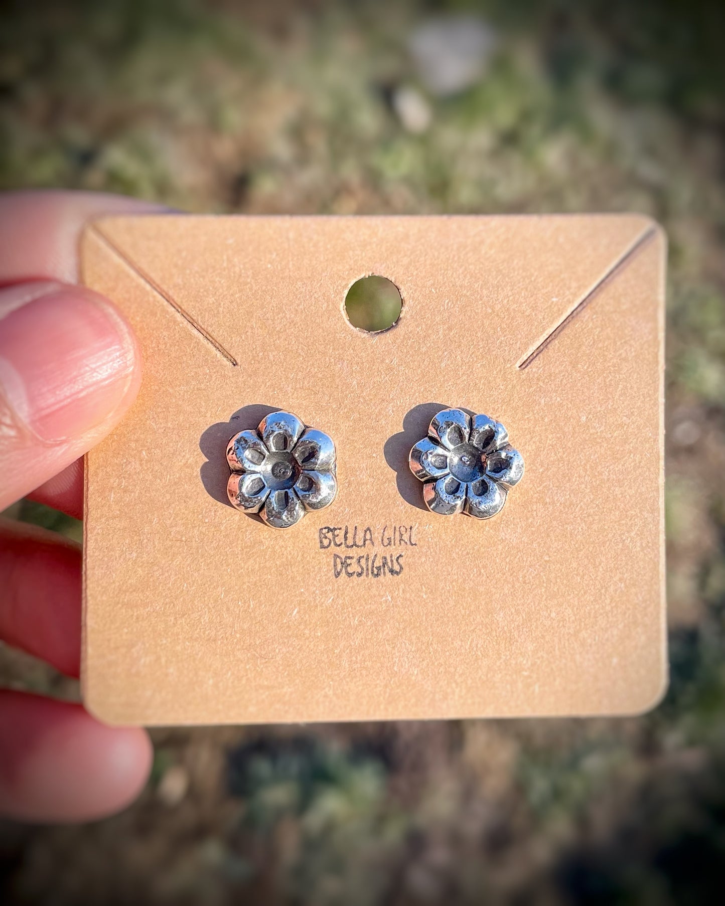 Recycled Sterling Silver Studs