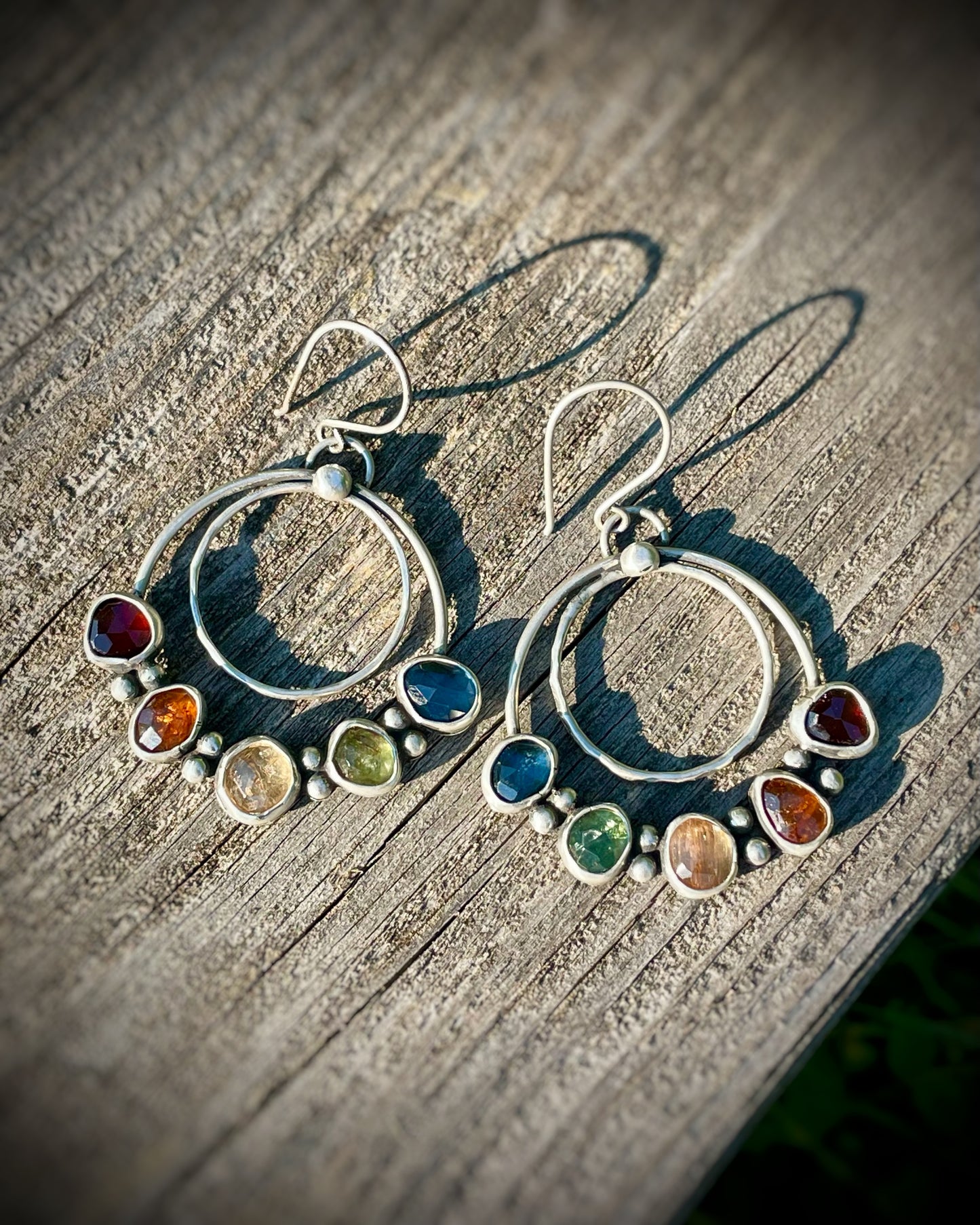 Rainbow Solstice Hoops