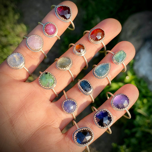 Rainbow Stacker Rings