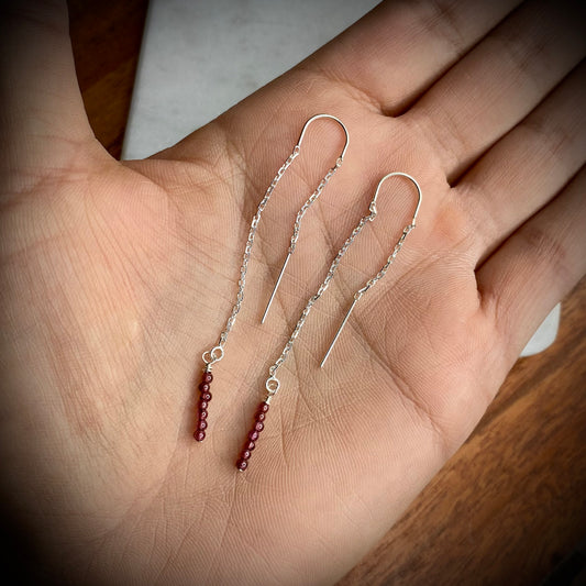 Garnet micro-bead Threaders