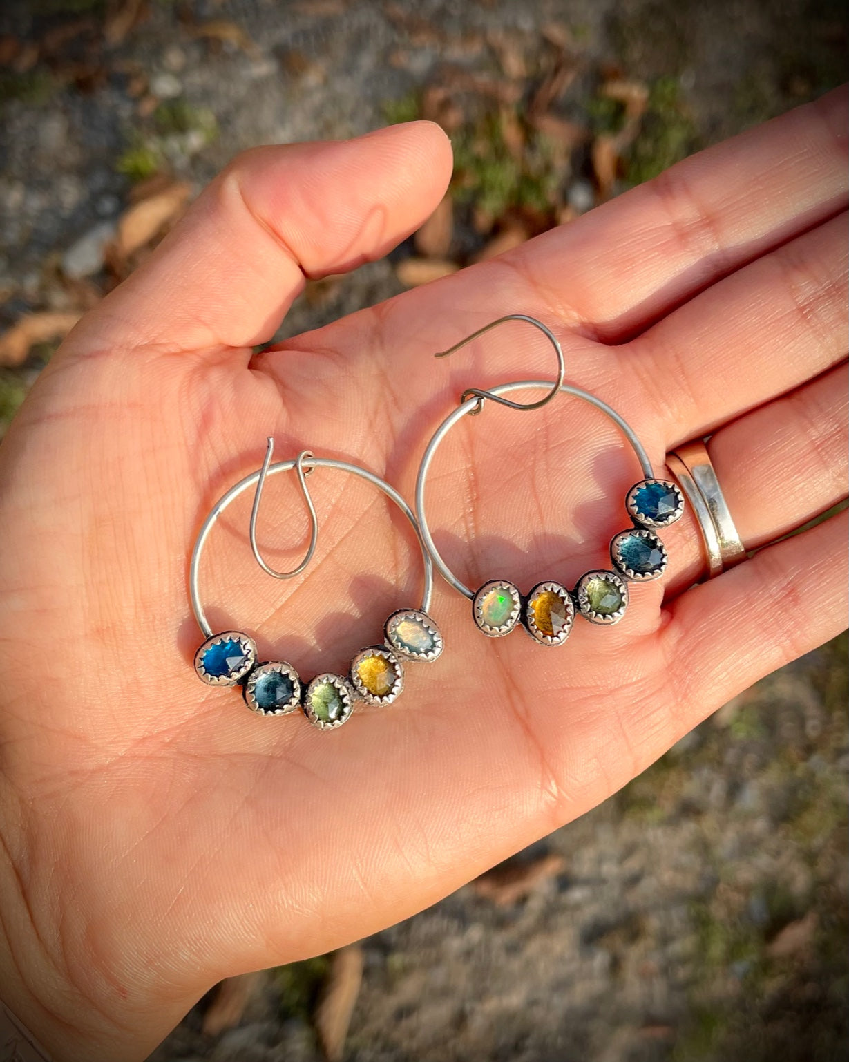 Sun-to-Sky Colorful Hoops