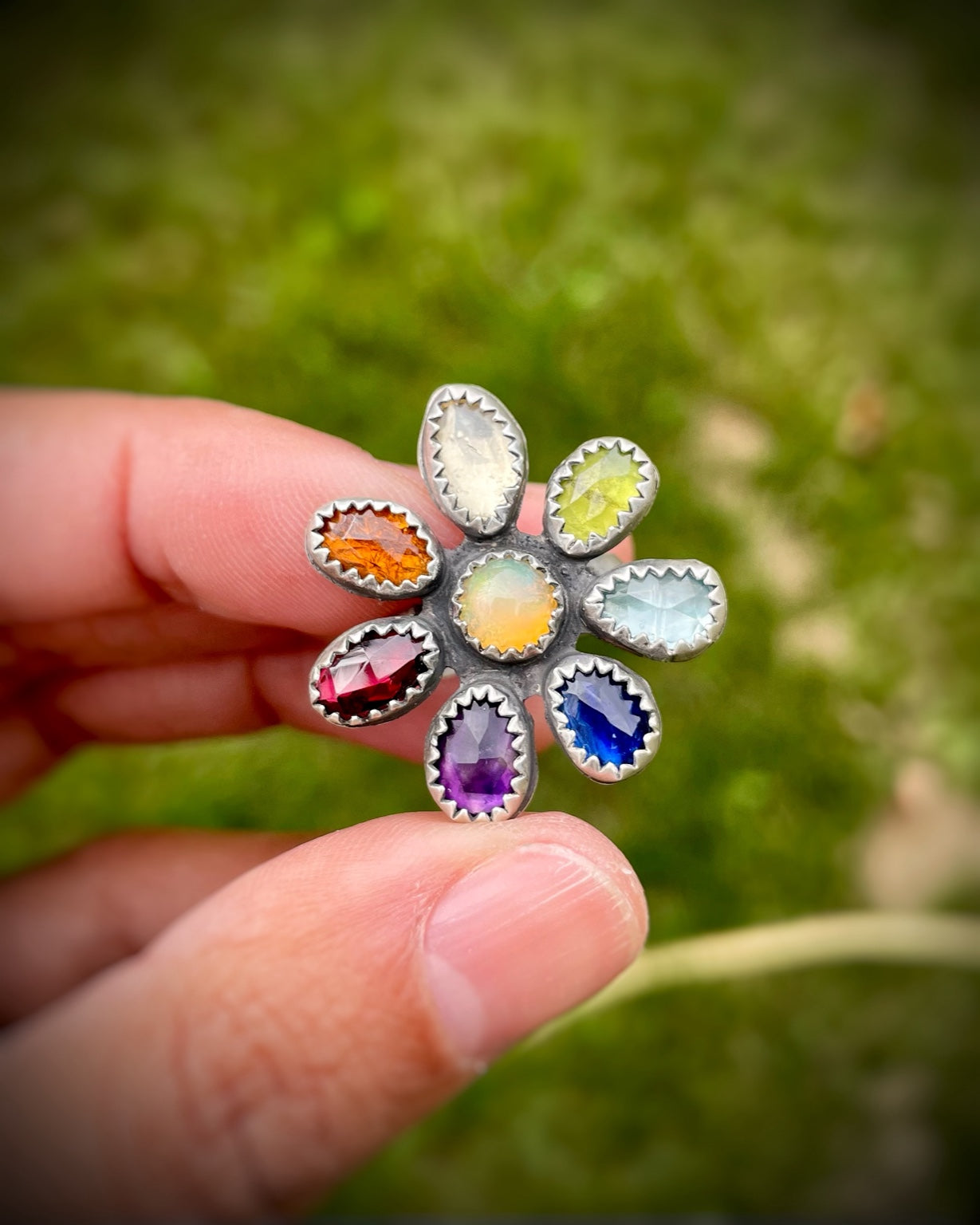 Rainbow Bloom Ring