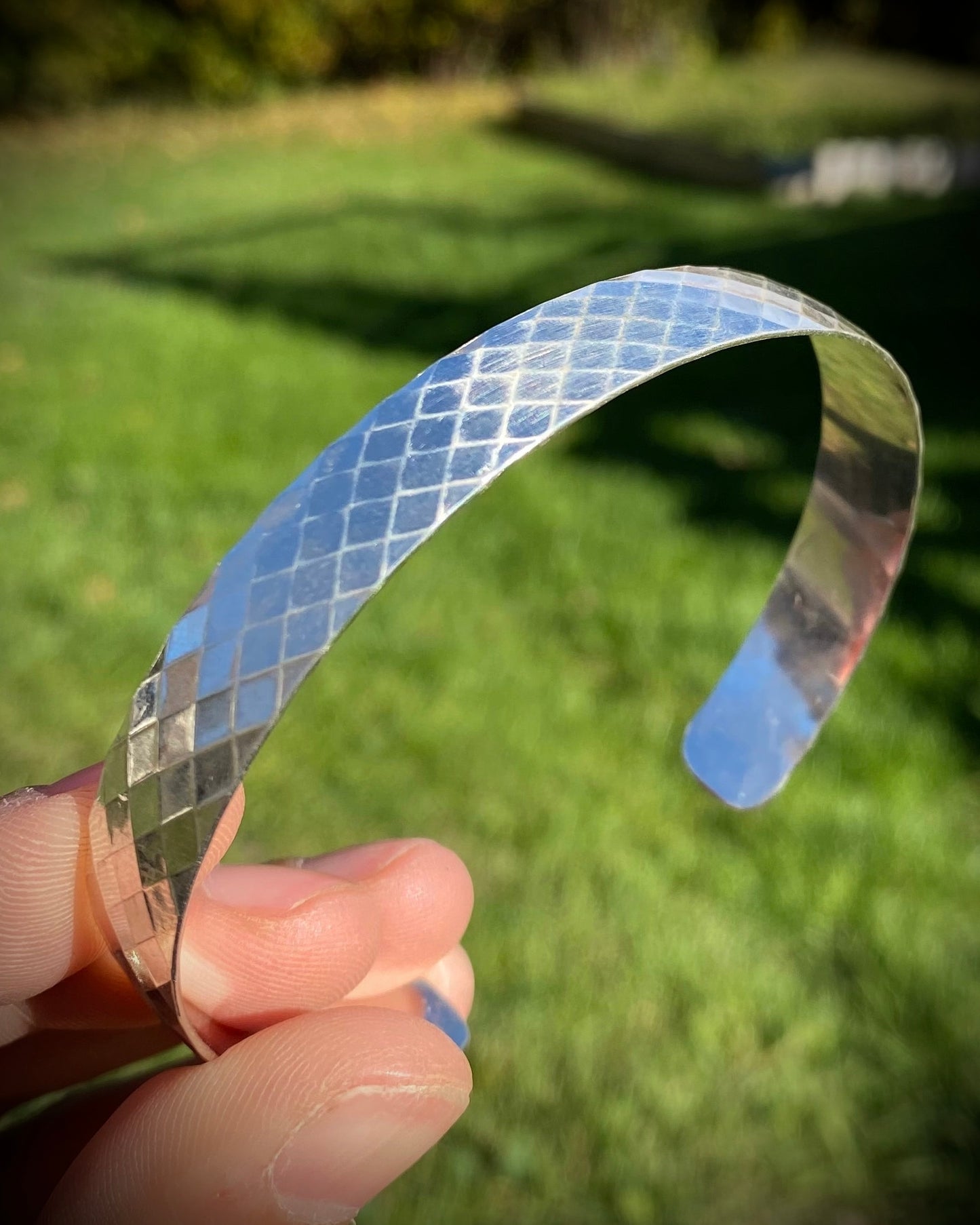 Lightcatcher Wide Sterling Cuff