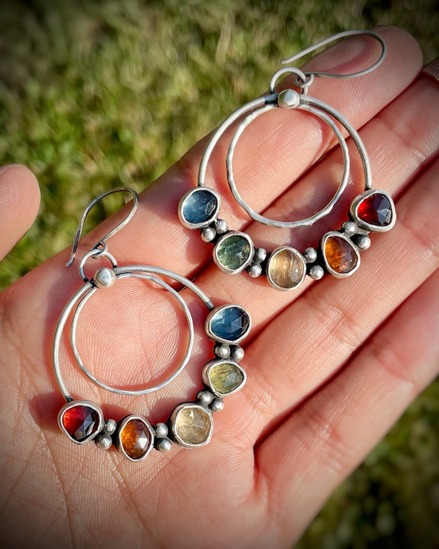 Rainbow Solstice Hoops