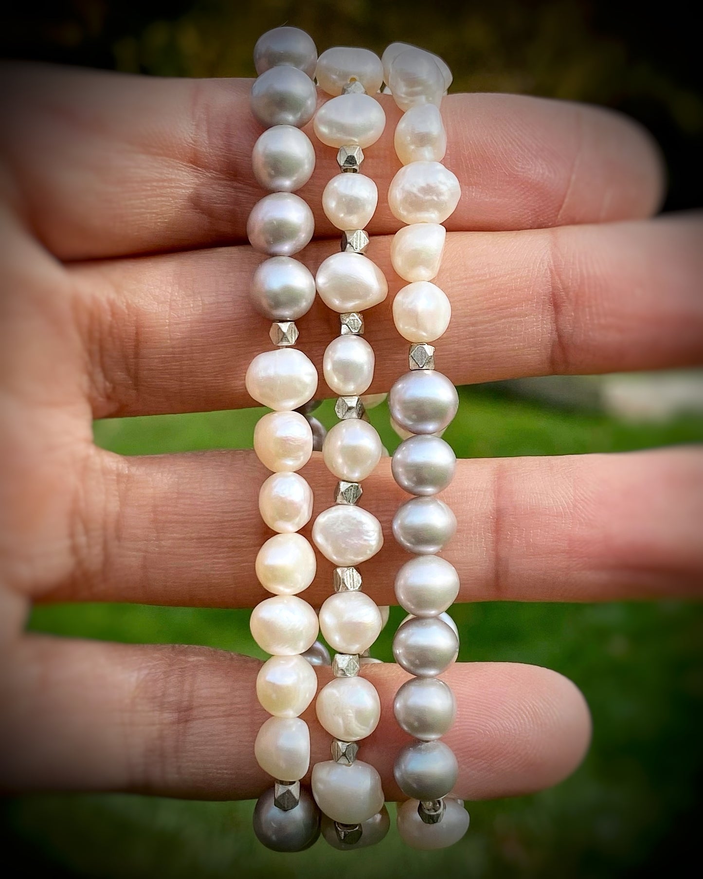 Pearl Bracelet Stack