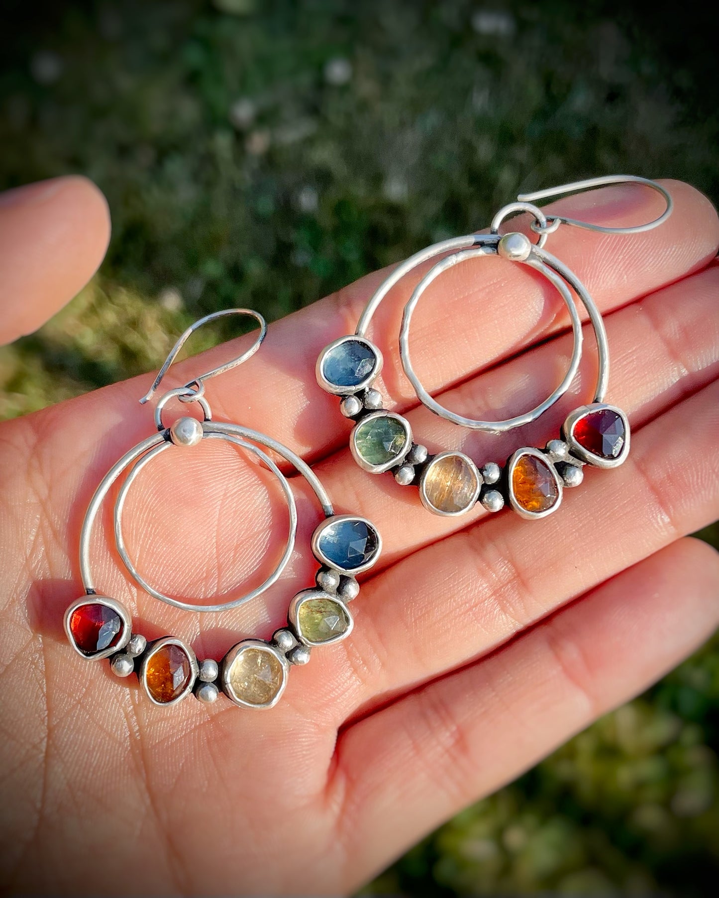 Rainbow Solstice Hoops