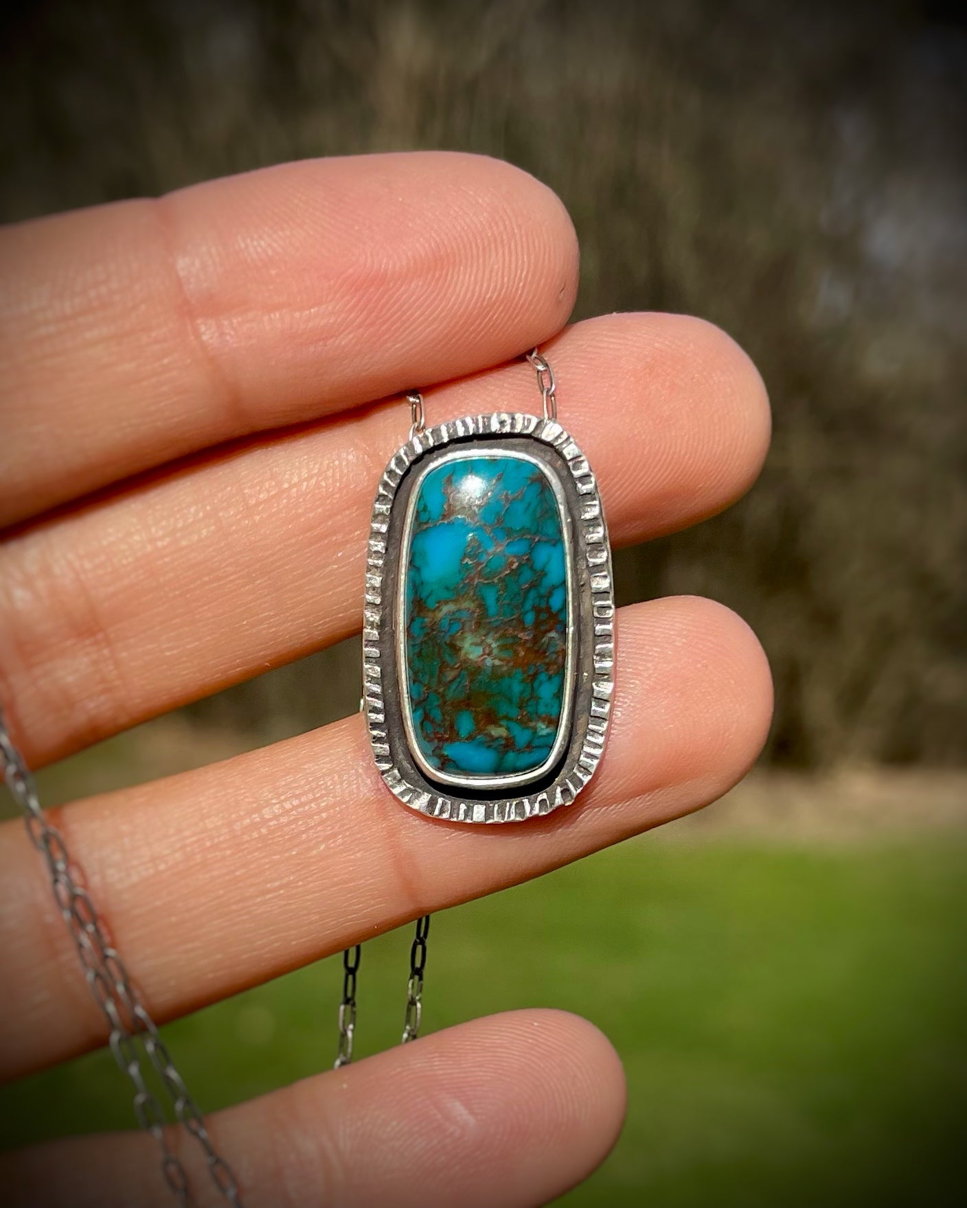 Carico Lake Turquoise Pendant