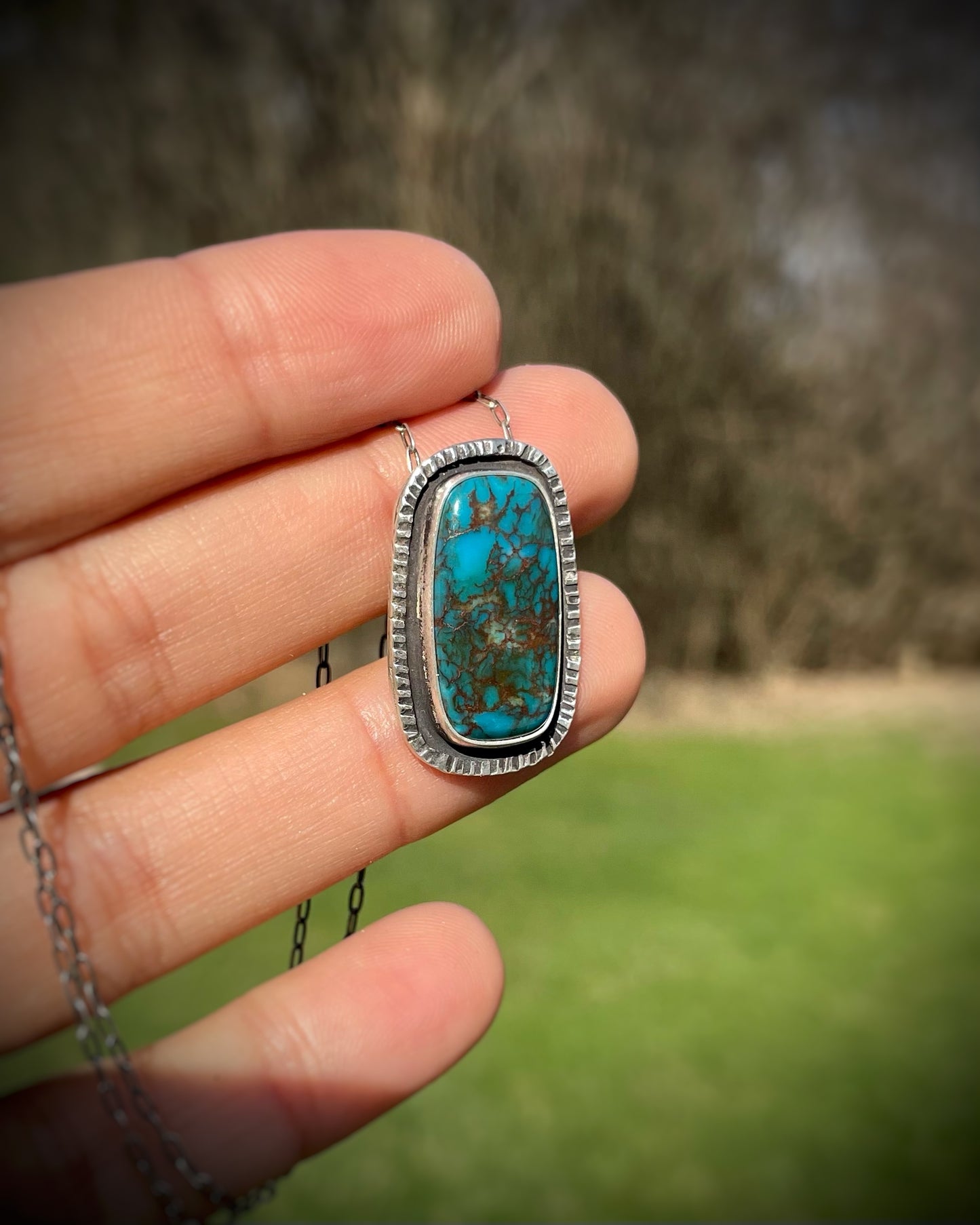 Carico Lake Turquoise Pendant