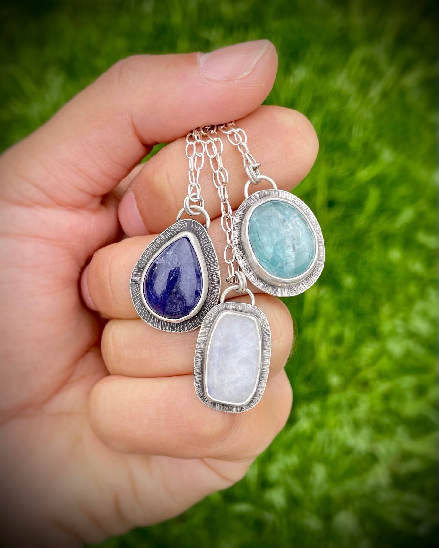 Etched Edge Pendants