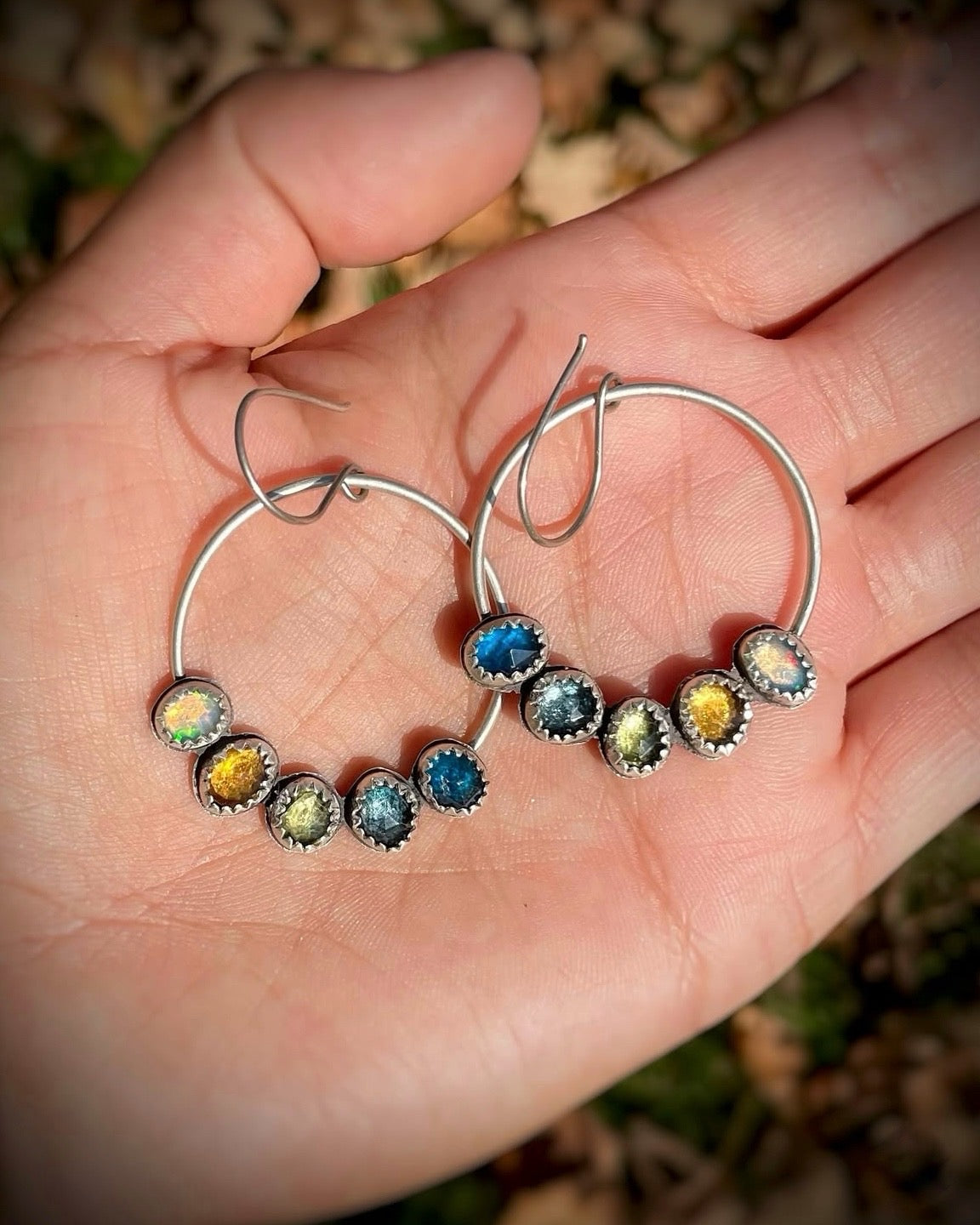 Sun-to-Sky Colorful Hoops