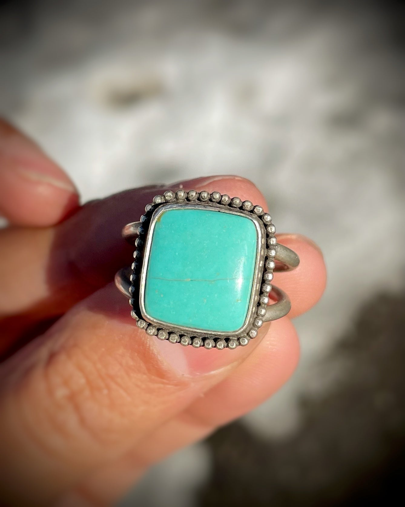 Turquoise Square Ring