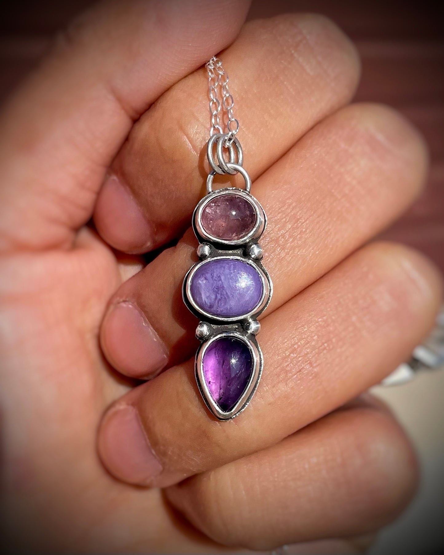 Plum Blush Pendant