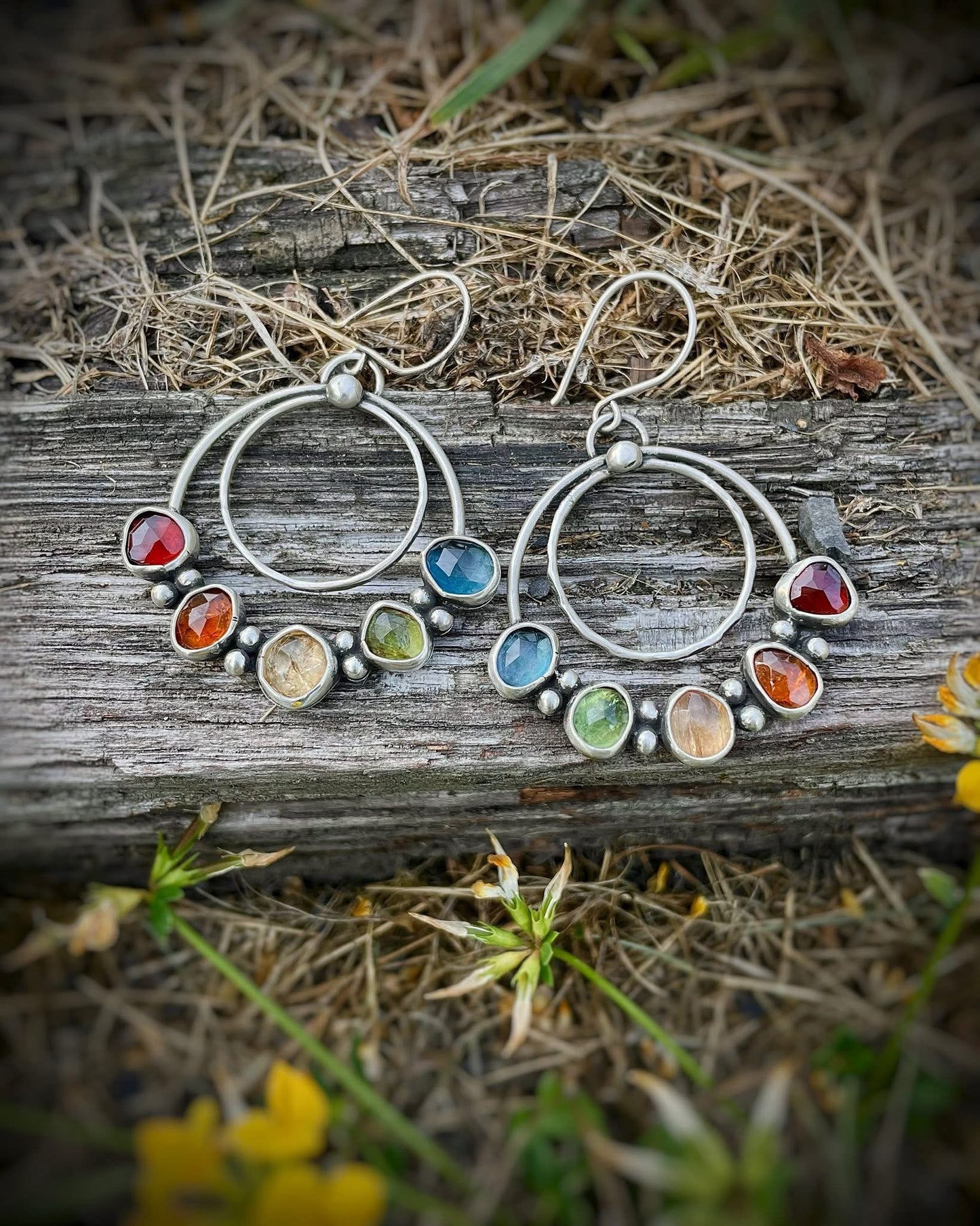 Kicked-Up Signature Rainbow Hoops