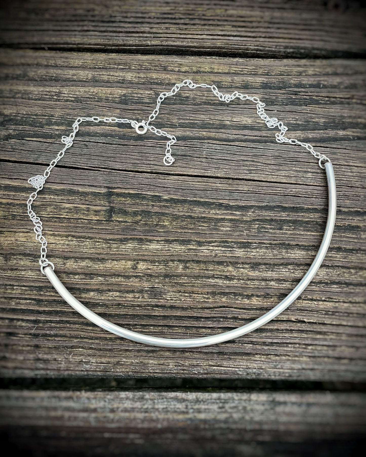 Sterling Silver Collar Necklace