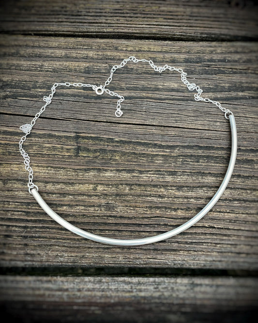 Sterling Silver Collar Necklace