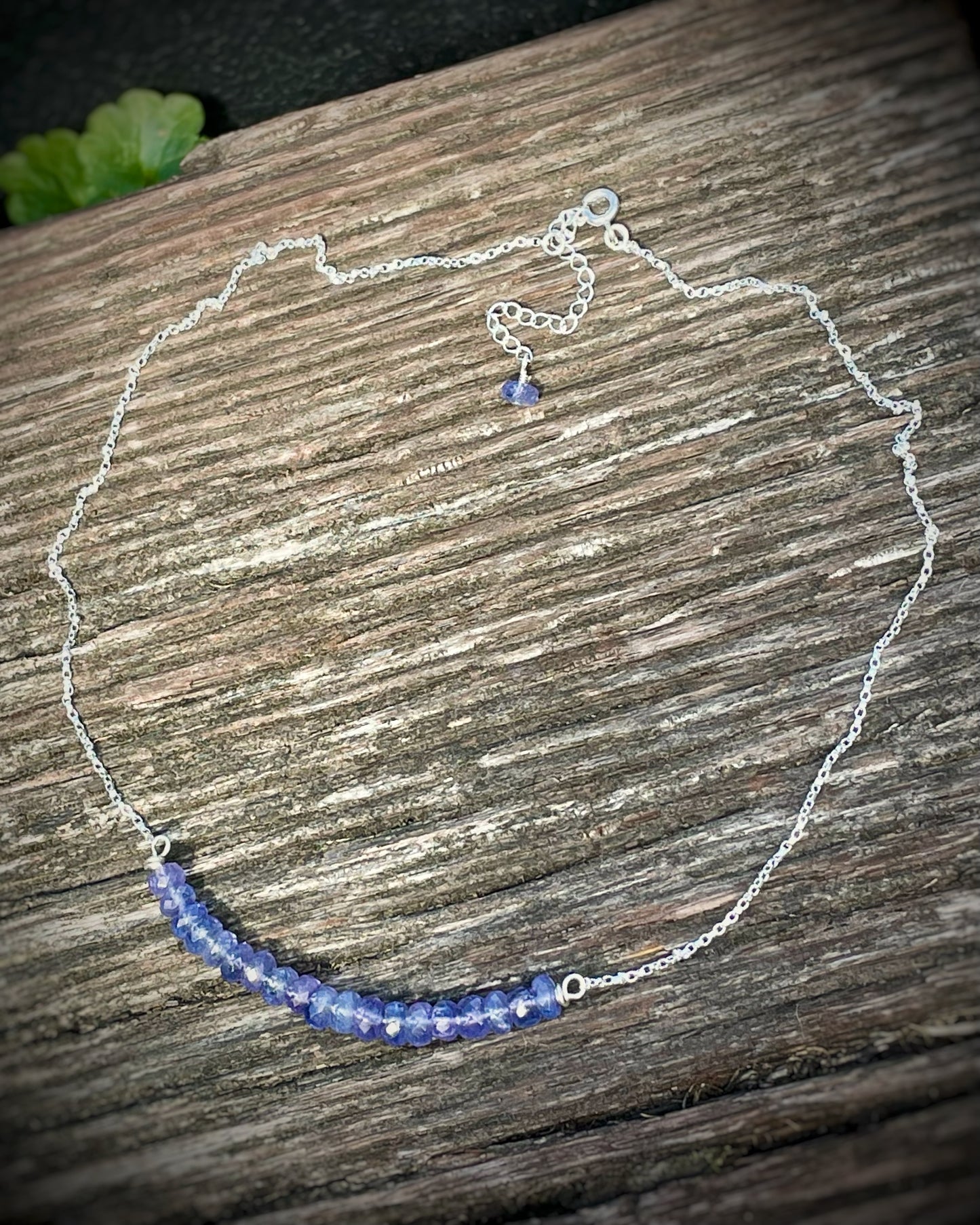 Gemstone Bar Necklace