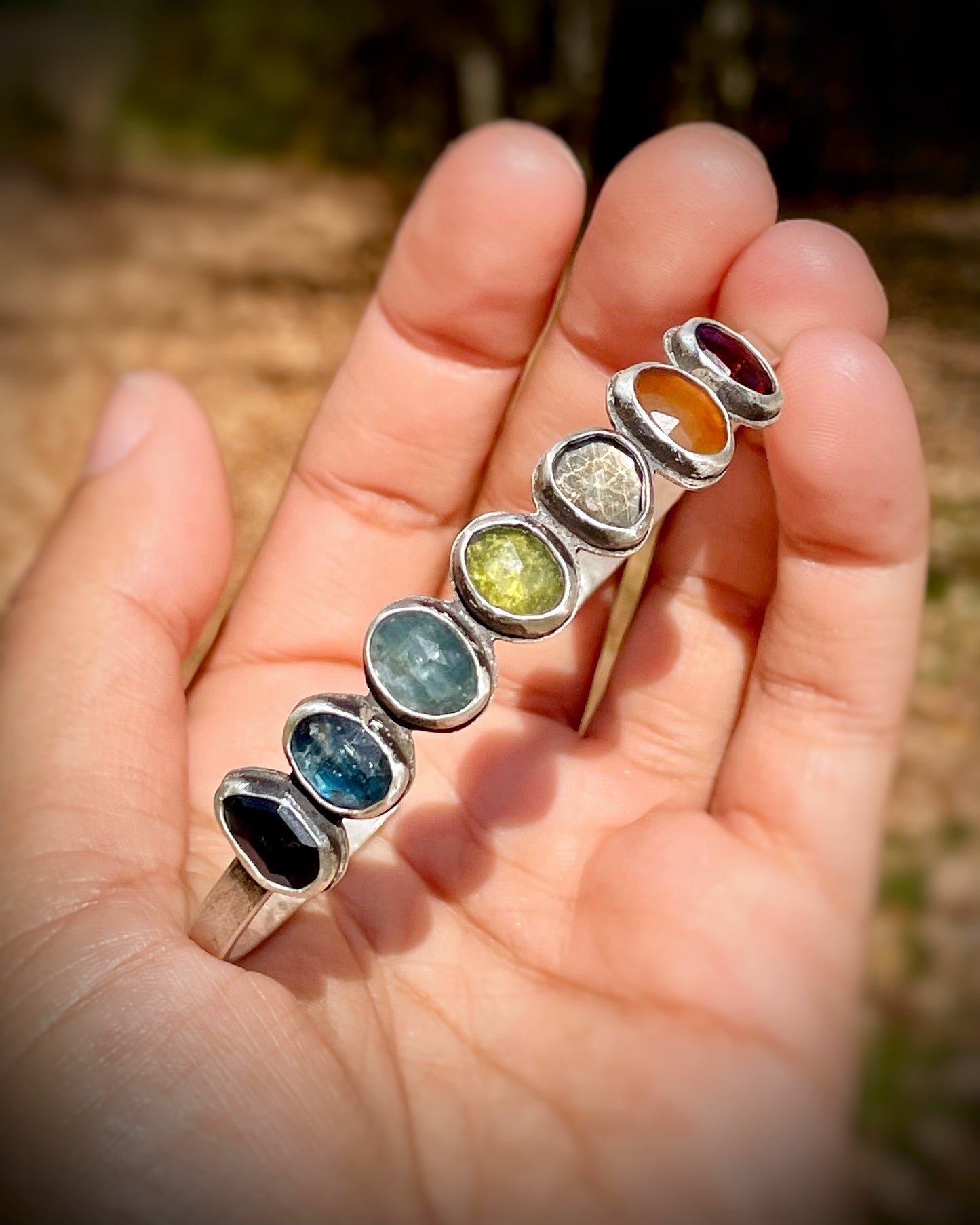 Rainbow Cuff (Sz Med/Lg)