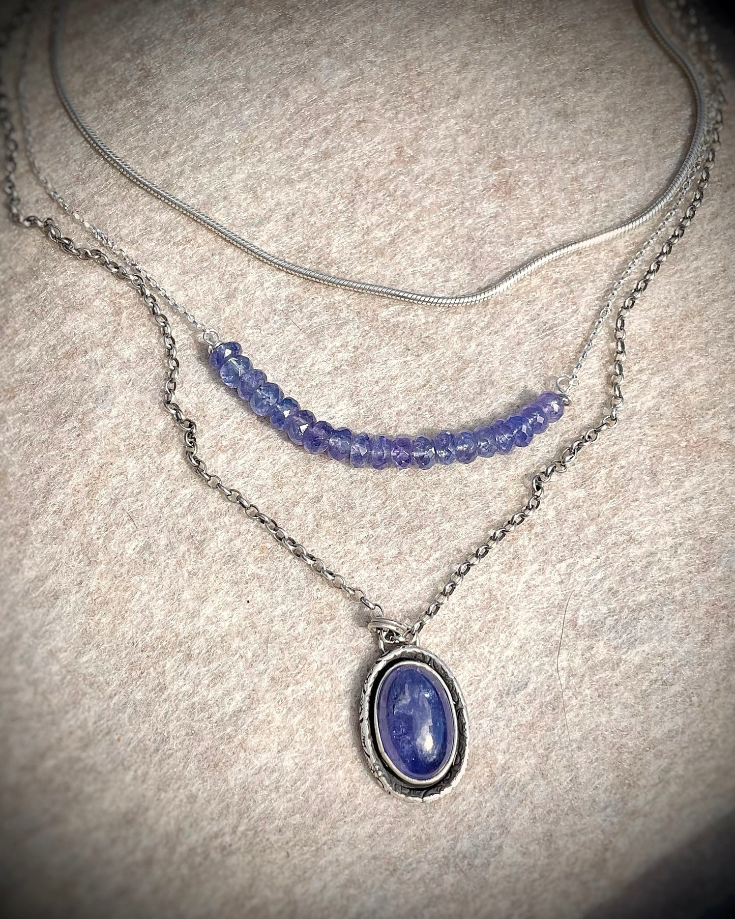 Gemstone Bar Necklace