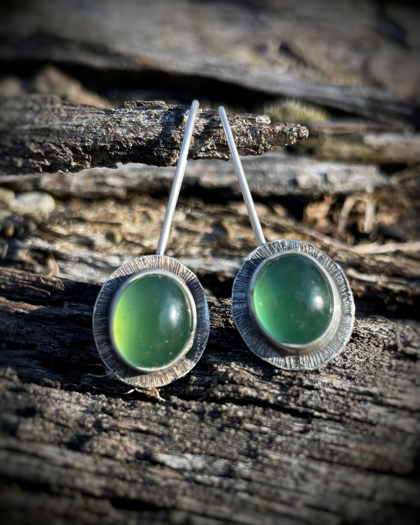 Gemstone Drop Earrings