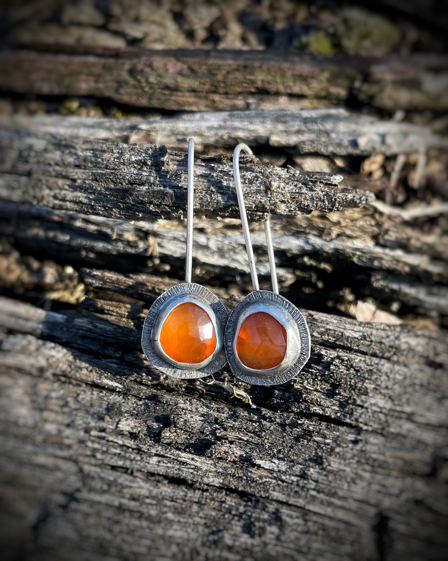 Gemstone Drop Earrings