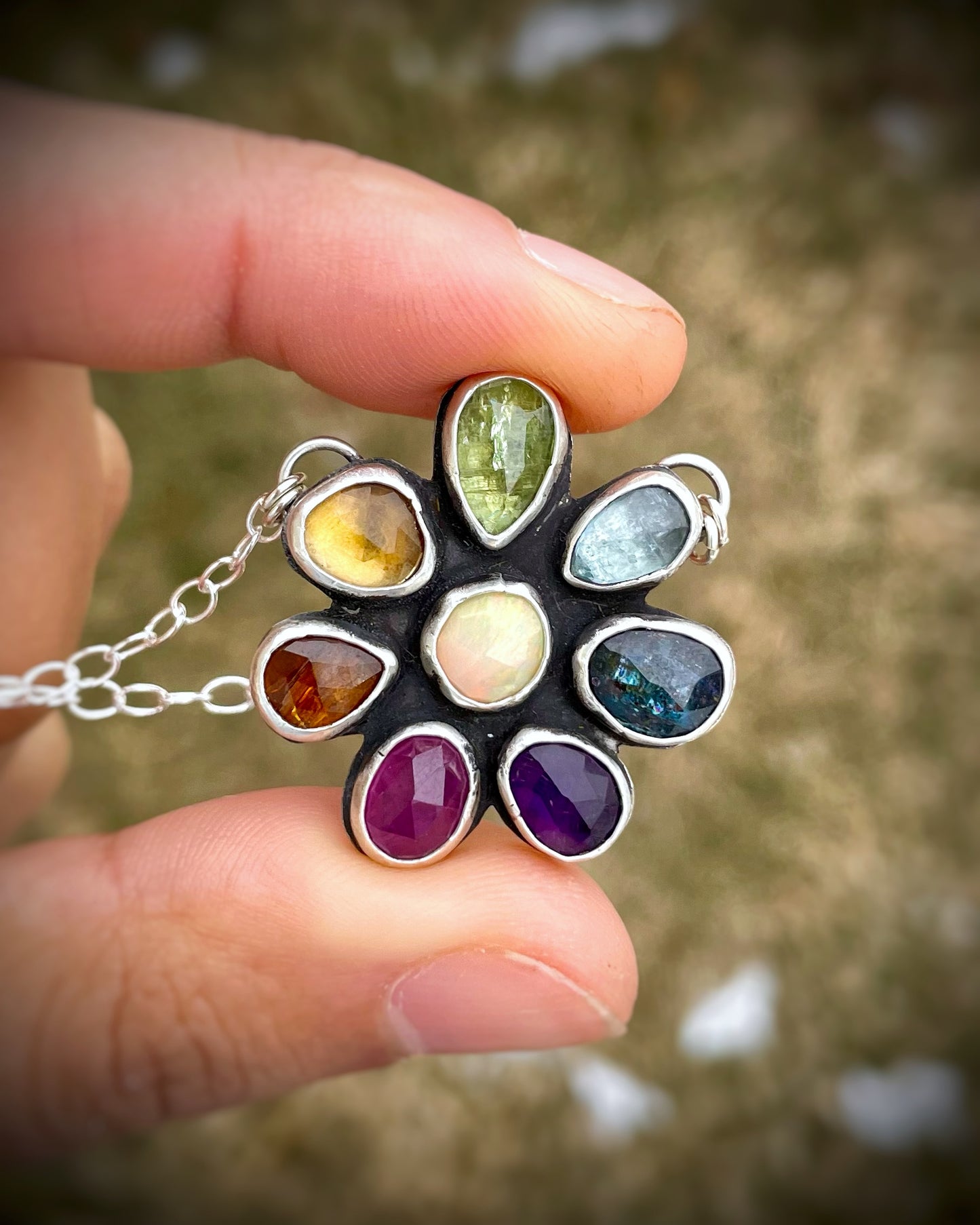 Bloom Flower Pendants