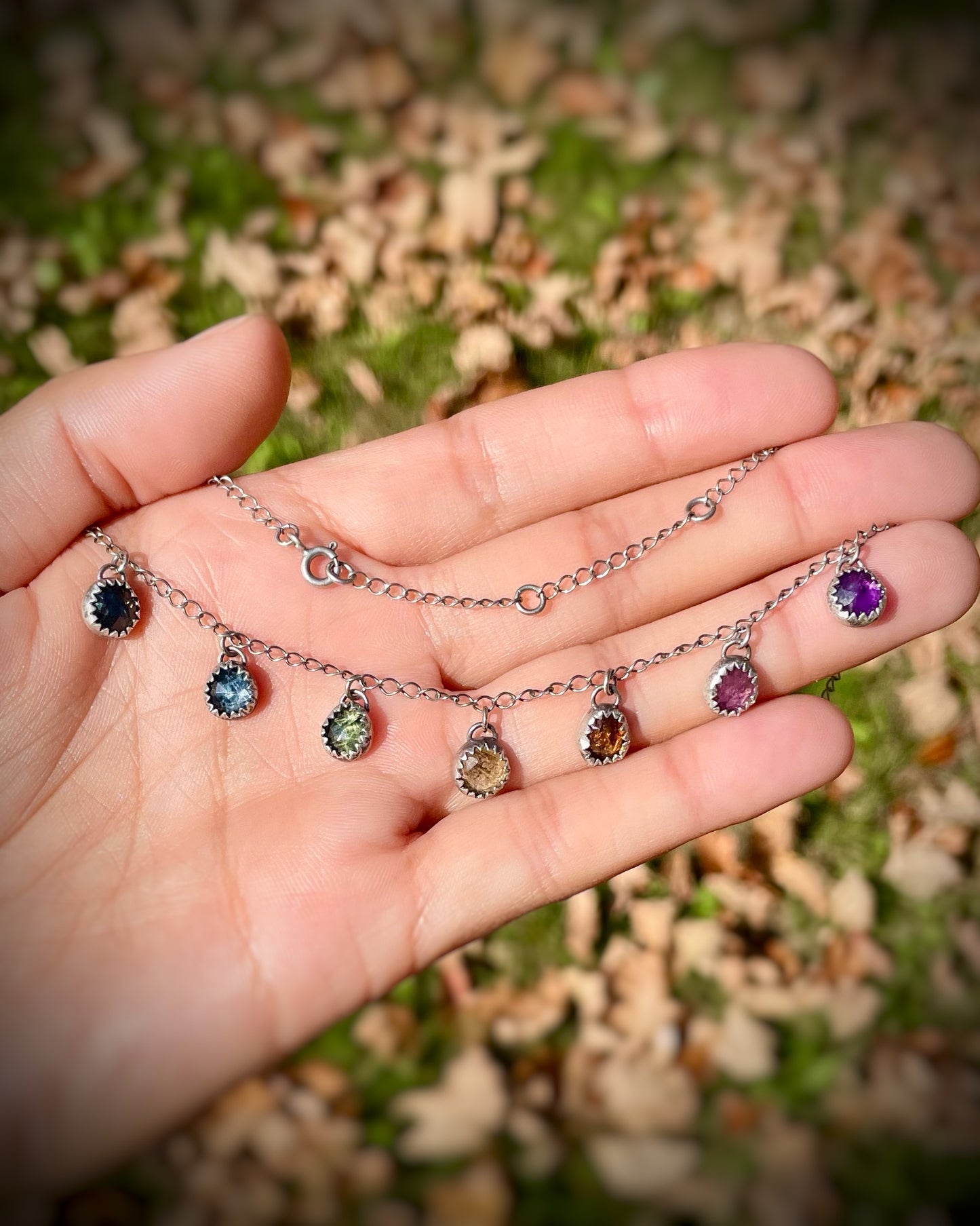 Rainbow Charm Necklace