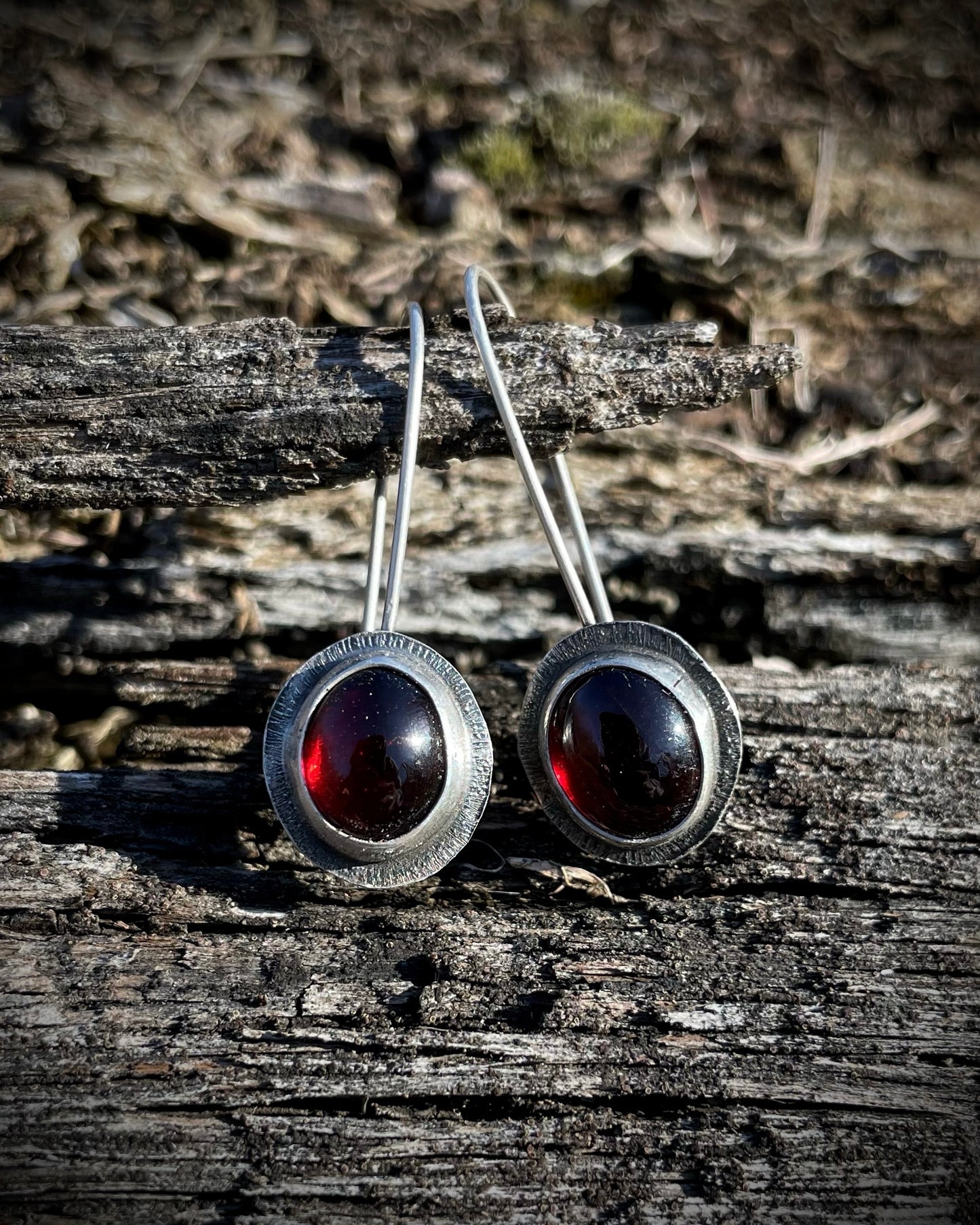 Gemstone Drop Earrings