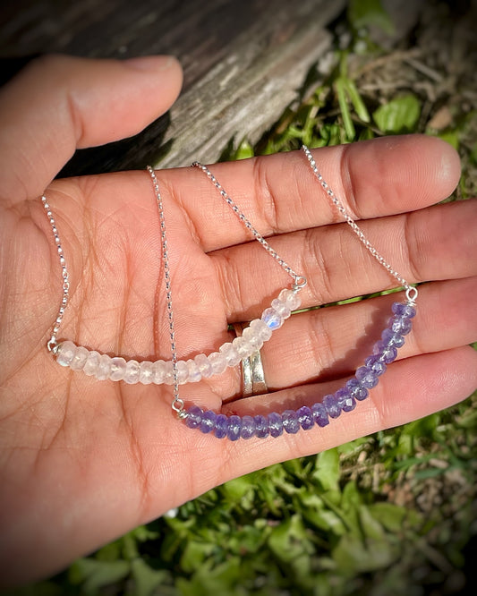 Gemstone Bar Necklace