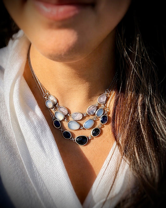 Gemstone Choker Necklaces