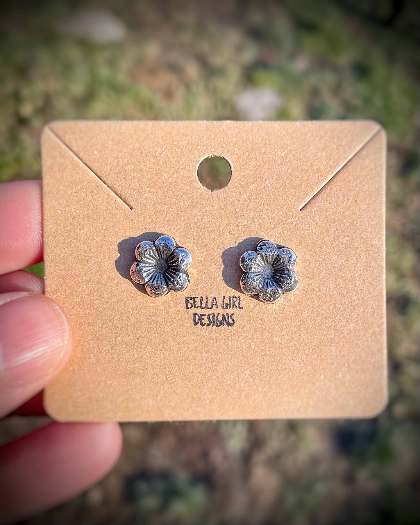 Recycled Sterling Silver Studs