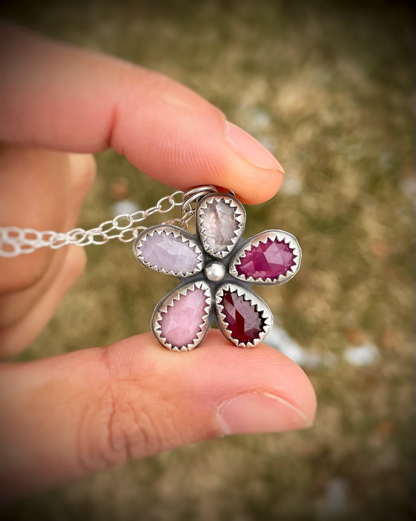 Bloom Flower Pendants