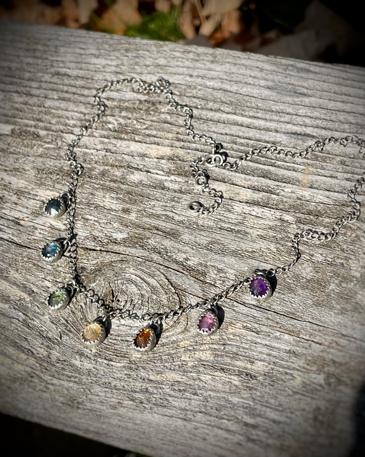 Rainbow Charm Necklace