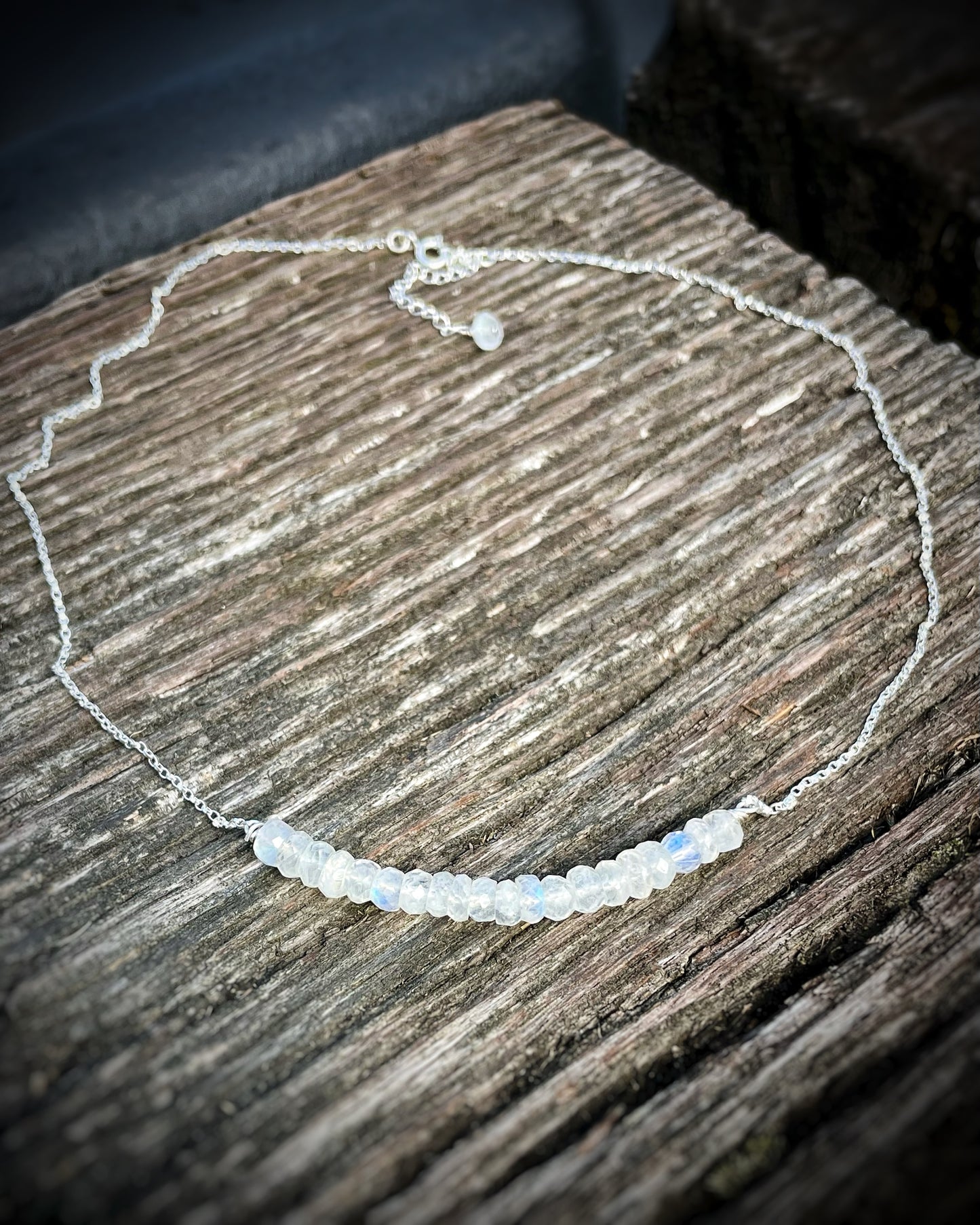 Gemstone Bar Necklace