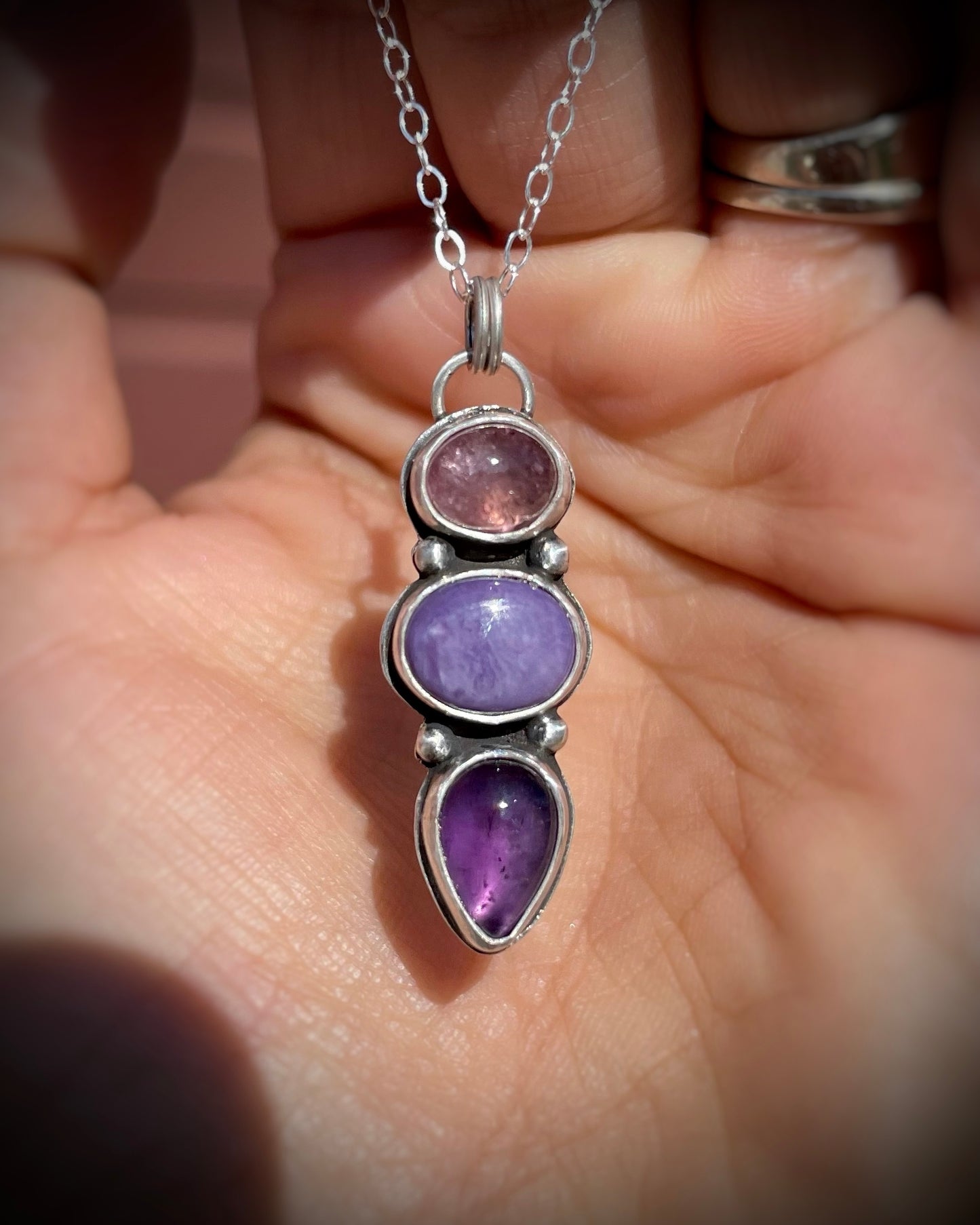 Plum Blush Pendant