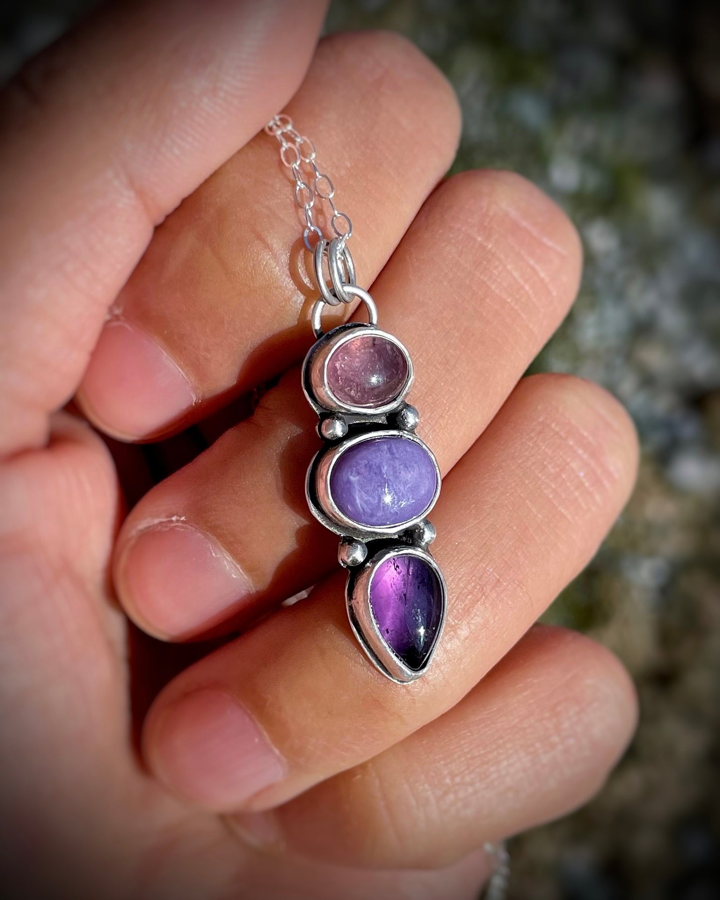Plum Blush Pendant