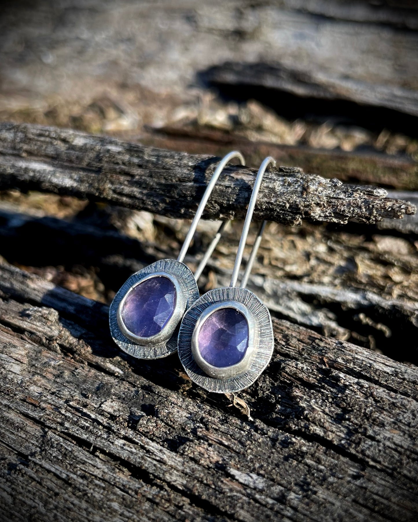 Gemstone Drop Earrings