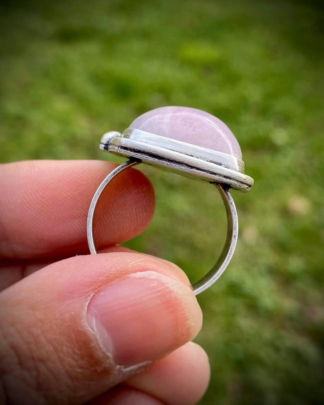 Chunky Kunzite Statement Ring