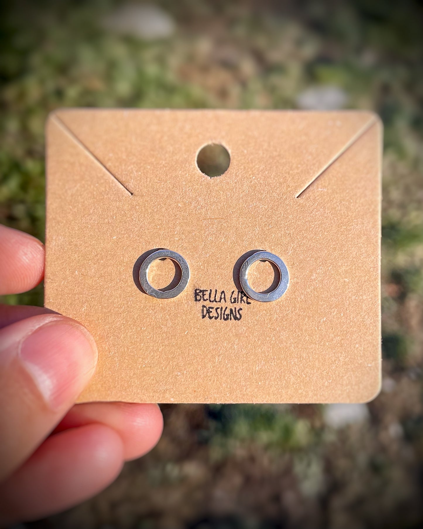 Recycled Sterling Silver Studs