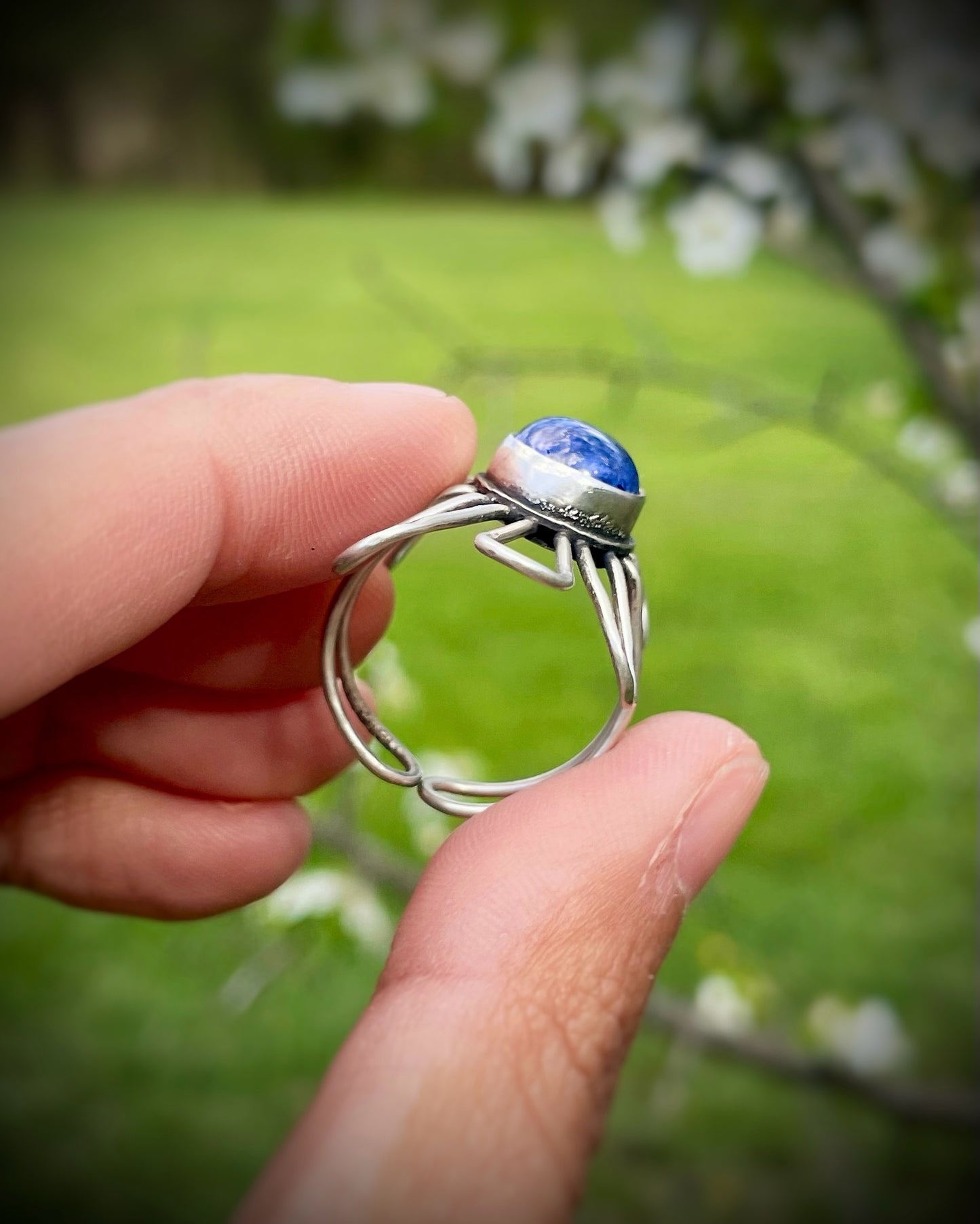 Tanzanite Flower Ring I