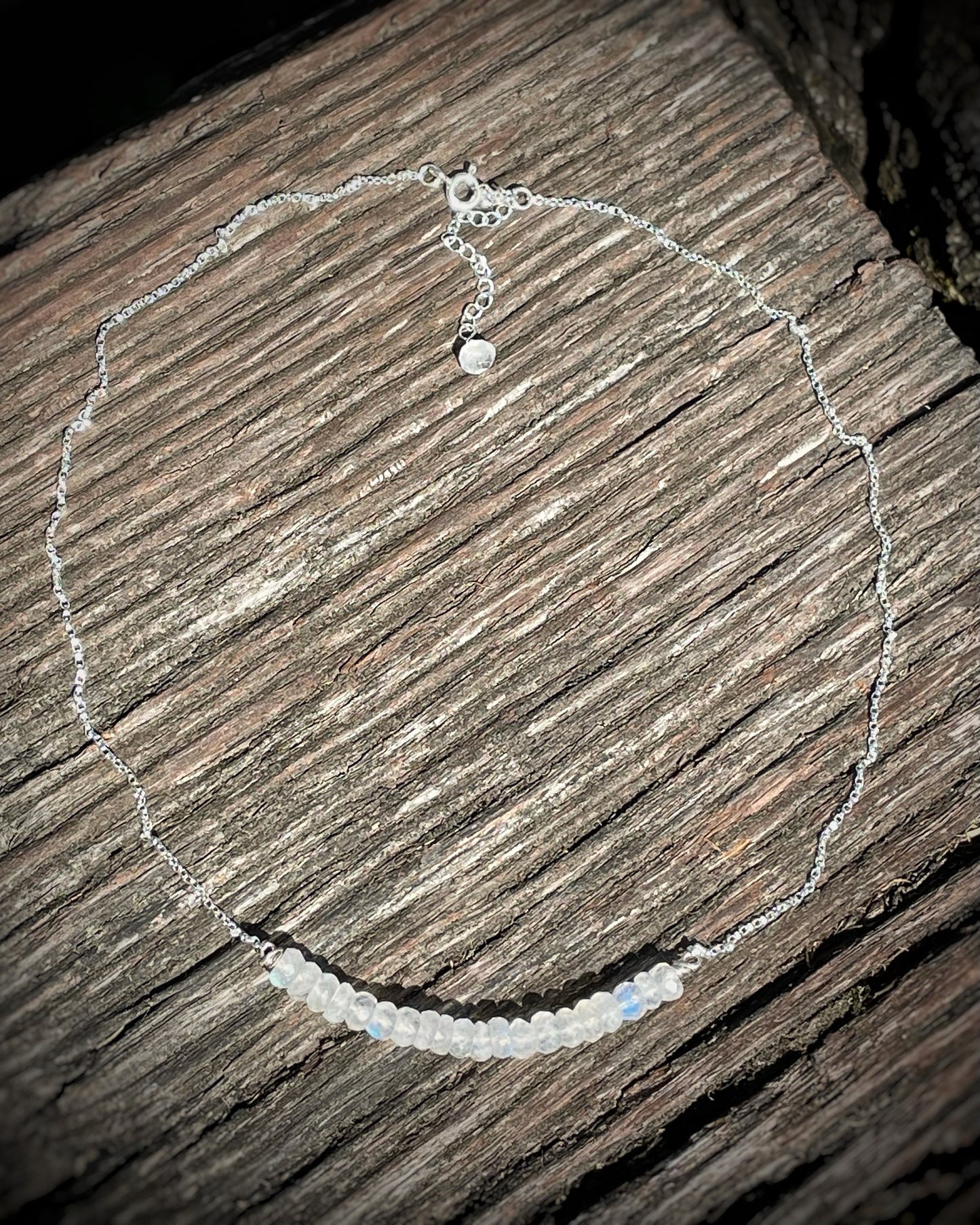 Gemstone Bar Necklace