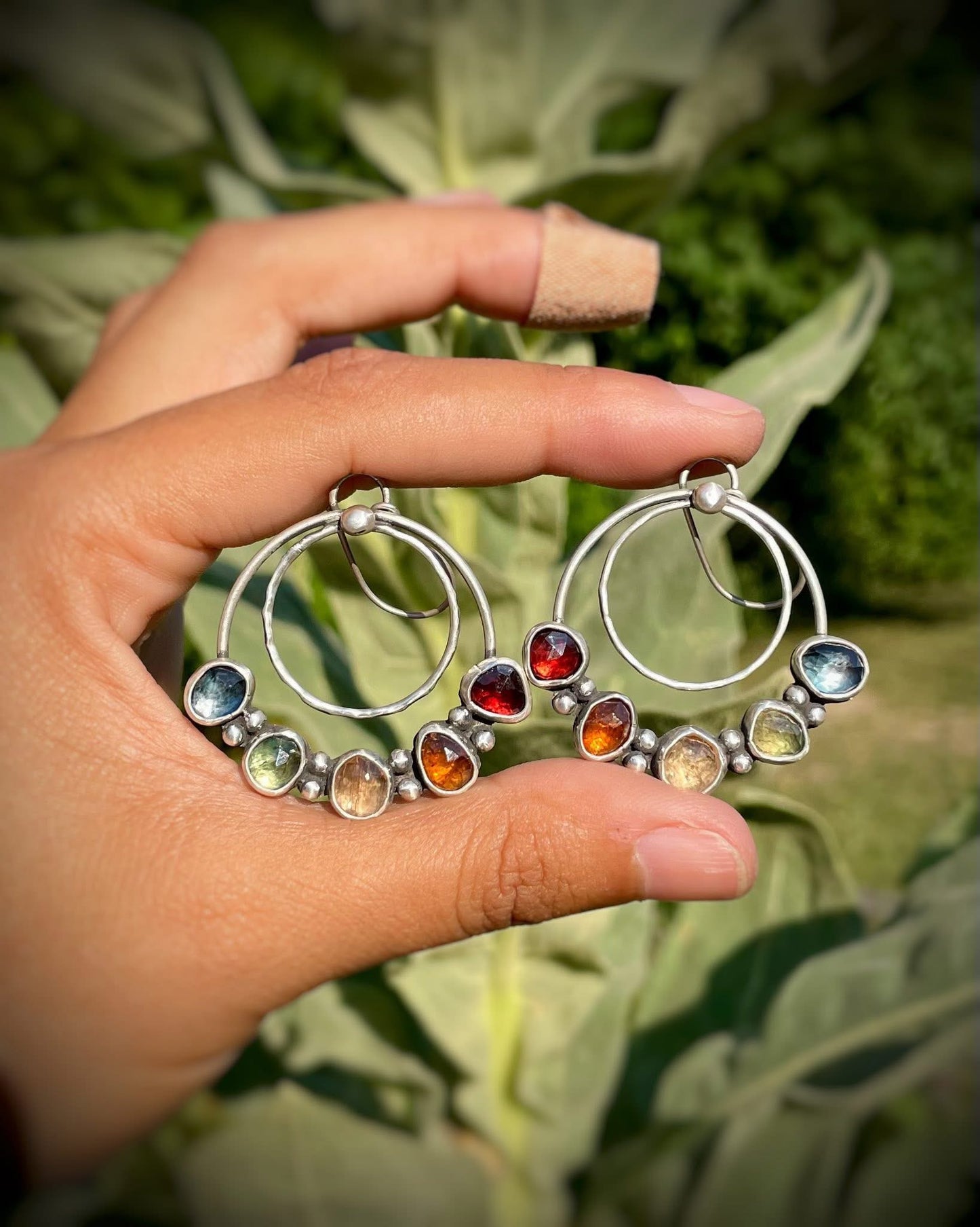 Kicked-Up Signature Rainbow Hoops