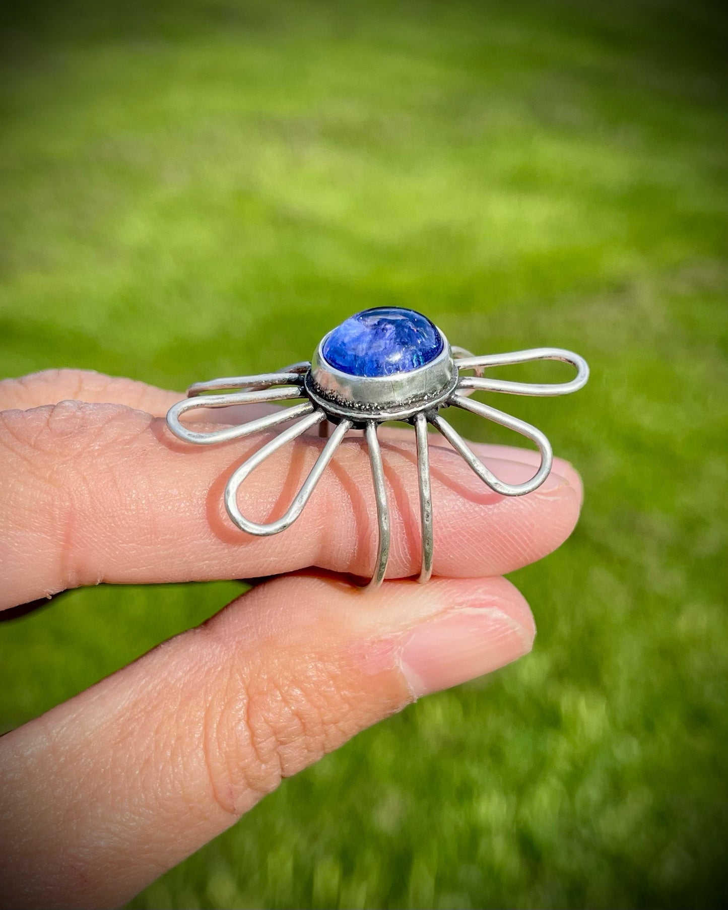 Tanzanite Flower Ring I