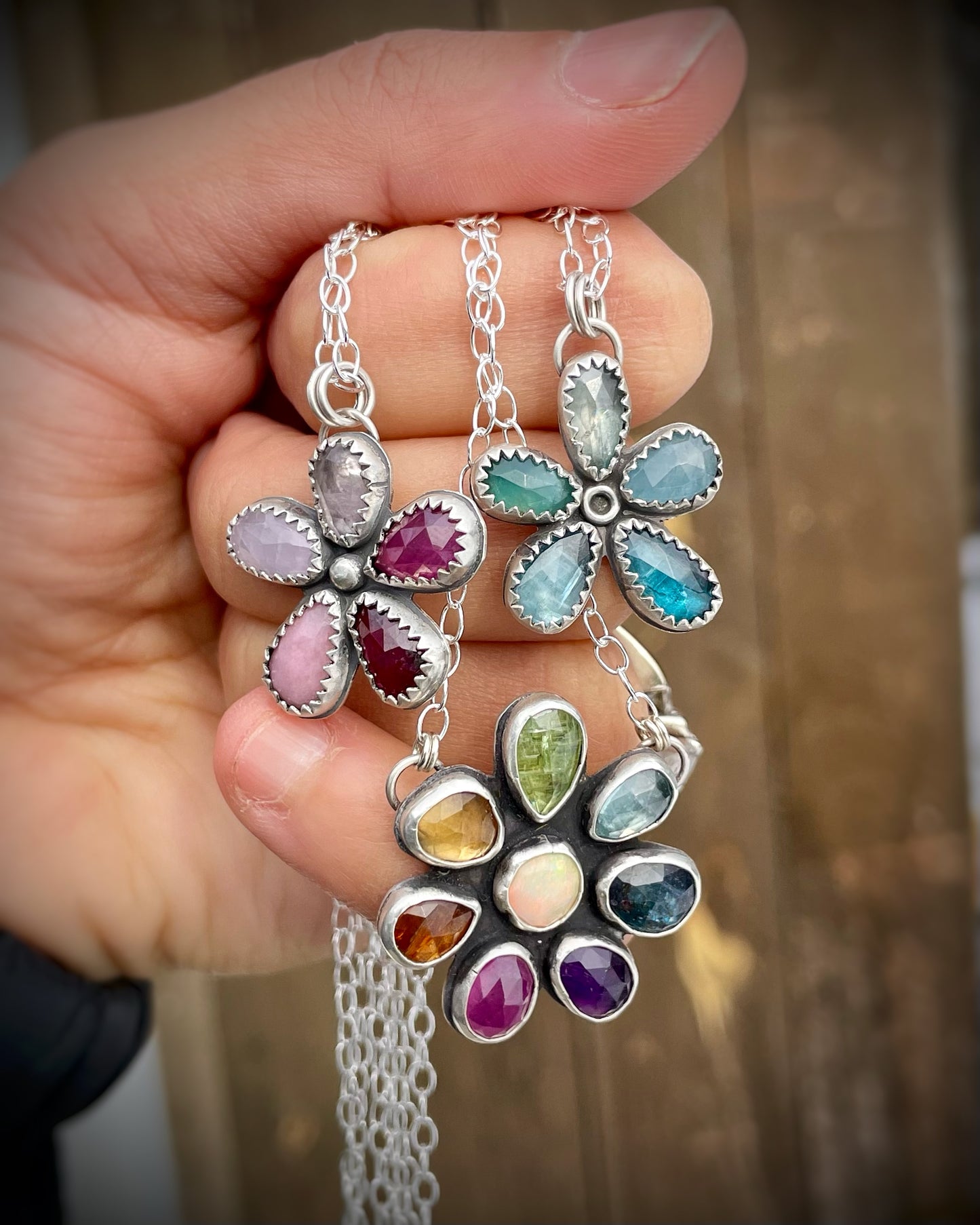 Bloom Flower Pendants