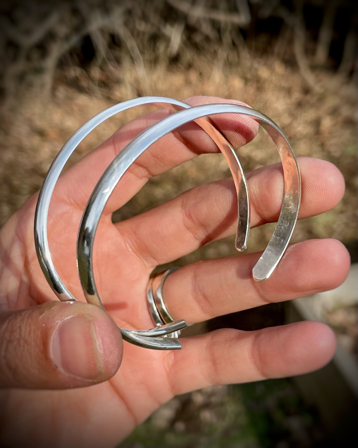 Sterling Stacking Cuffs