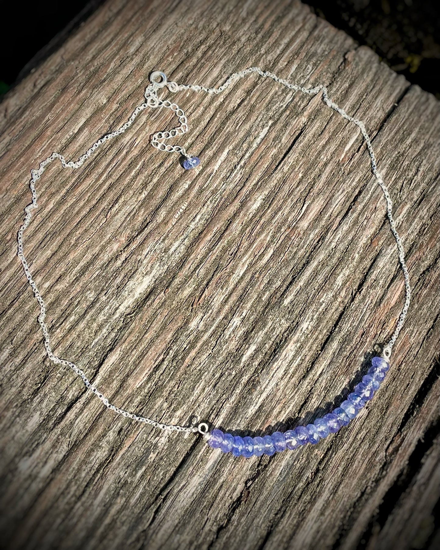 Gemstone Bar Necklace