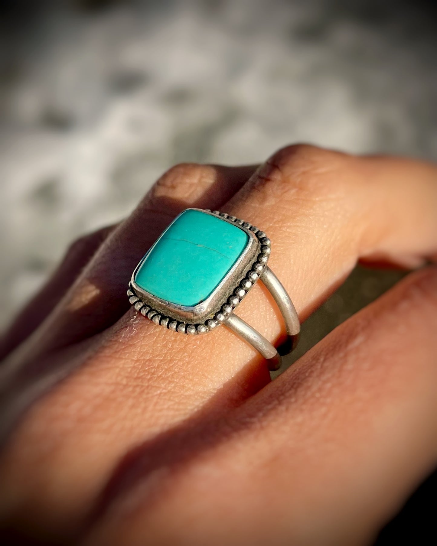 Turquoise Square Ring