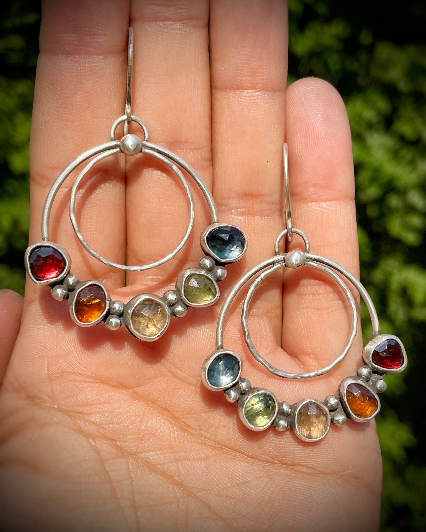 Rainbow Solstice Hoops