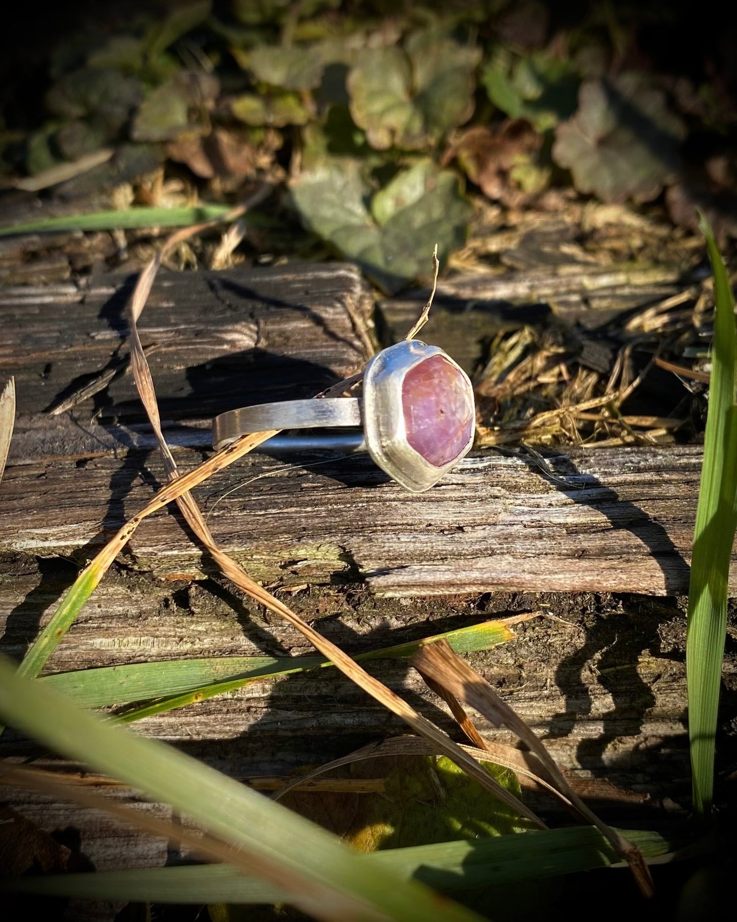 Hex Star Ruby Ring