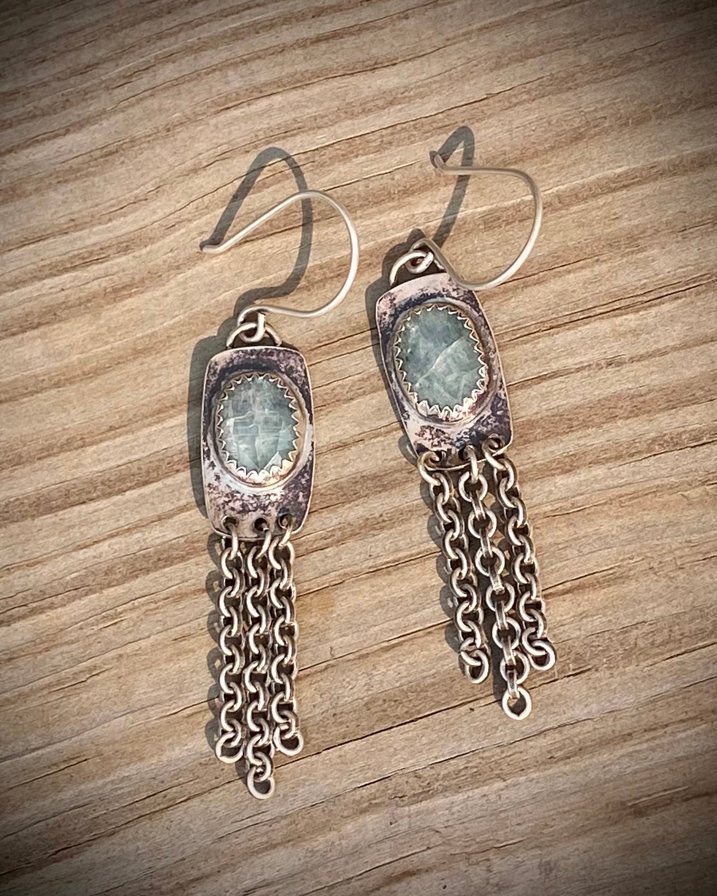 Aqua Kyanite Fringe